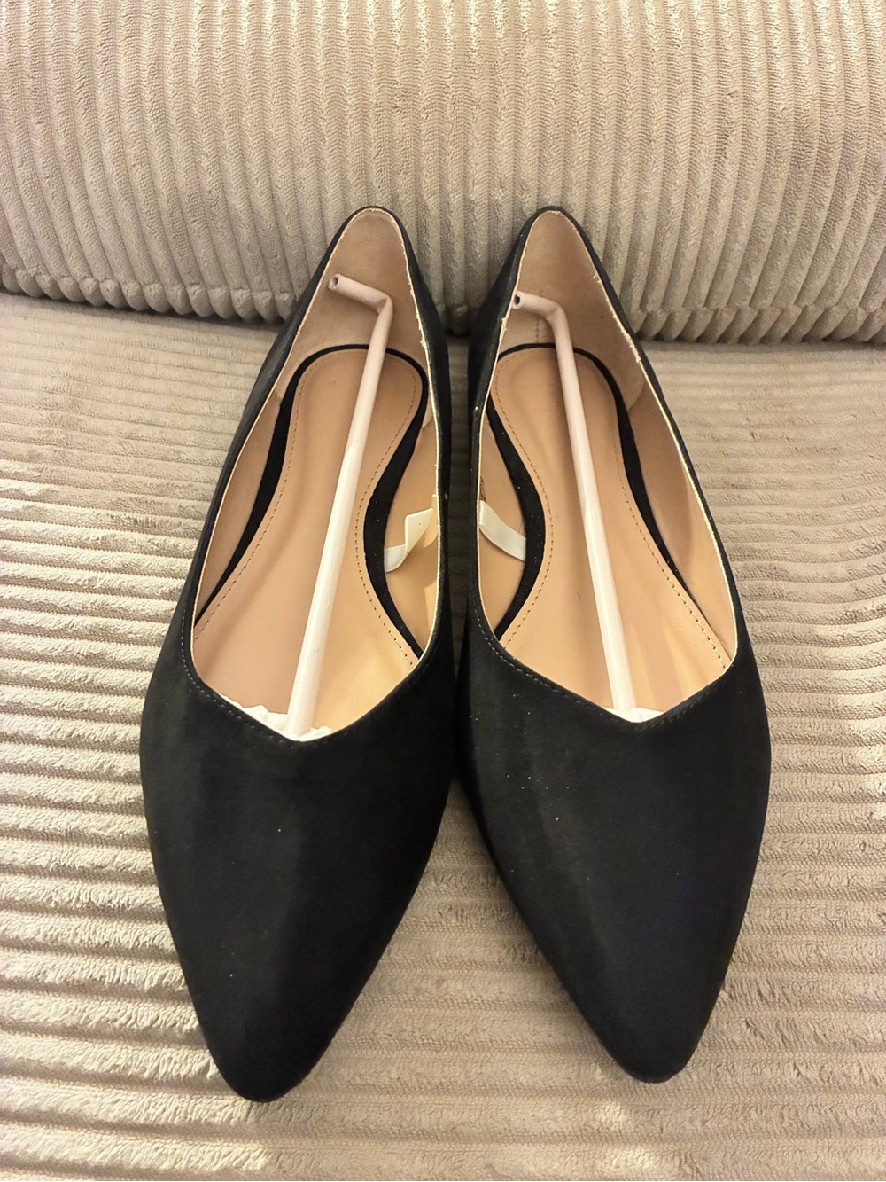 Classic Black Pointed Toe Women's Flats